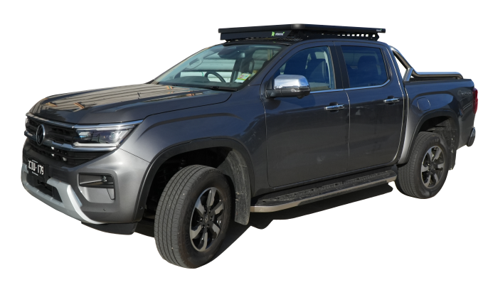 Ford Ranger PX dual cab with a Wedgetail platform roof rack installed. This is the hero image for this vehicle.